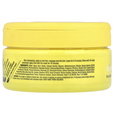 To 10, cudowna gliniana maska ​​do włosów, dla blondynki, 8 fl oz (240 ml)