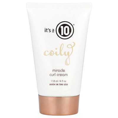 To 10, Coily, Cud Curl Cream, 4 fl oz (118 ml)