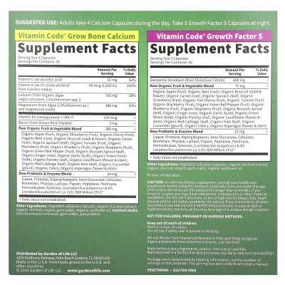 Garden of Life, Vitamin Code, Golf System, 2 Bottles