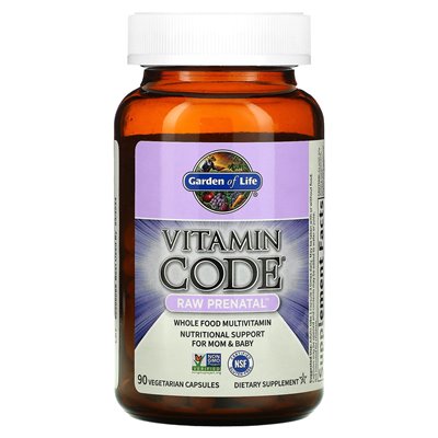Garden of Life, Vitamin Code, Raw Prenatal, 90 vegetarische Kapseln