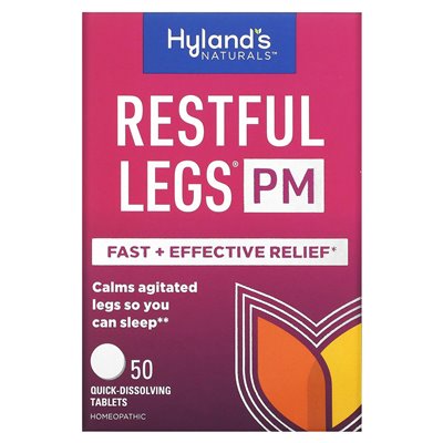 Hyland's Naturals, RESTful nogi PM, 50 tabletek szybkiego rozpadu