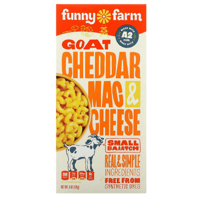 Funny Farm, Mac & Cheese mit Ziegen-Cheddar, 6 Unzen (170 g)