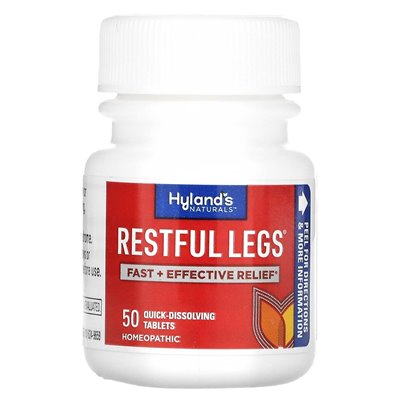 Hyland's Naturals, RESTful nogi, 50 tabletek szybkiego rozpadu