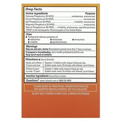 Hyland's Naturals, Nerve Tonic, 50 Quick Dissolve Tablets