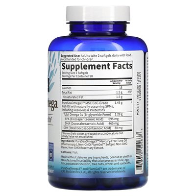 Garden of Life, Dr sformułowany, Advanced Omega, Citrus, 180 Softgels