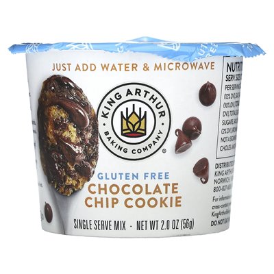 King Arthur Baking Company, Gluten-Free Single Serve Mix, Chocolate Cake, 2 oz (56 g)