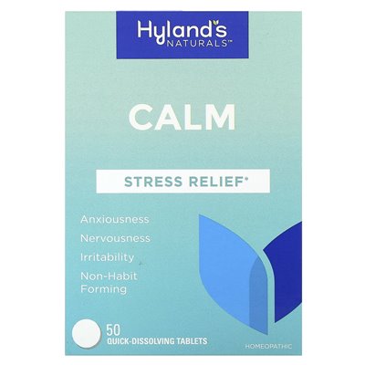 Hyland's Naturals, spokojne, 50 tabletek szybkiego rozpadu