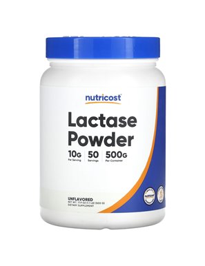 Nutricost, Lactase Powder, Unflavored, 17.9 oz (500 g)