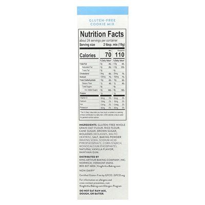 King Arthur Baking Company, Gluten Free Cookie Mix, 16 oz (454 g)
