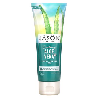 Jason Natural, kojący 98% żel nawilżający Aloe Vera, 4 uncje (113 g) Jason Natural, kojący 98% żel nawilżający Aloe Vera, 4 uncje (113 g)