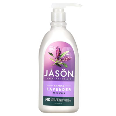 Jason Natural, Body Wash, uspokajająca lawenda, 30 fl oz (887 ml)