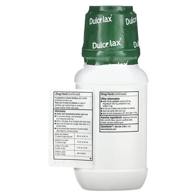 Dulcolax, ciekłos, wiśnia, 12 fl oz (354 ml)