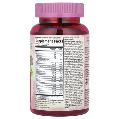 Garden of Life, Organics, Women's Multi 40+, Organic Berry, 120 vegan gummy drops