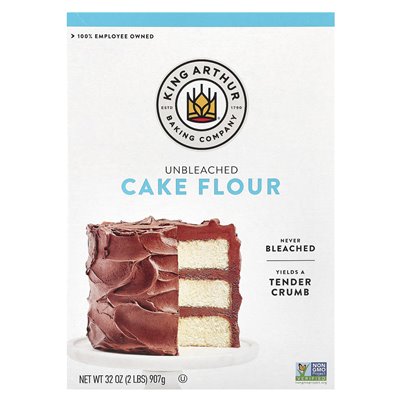 King Arthur Baking Company, Cake Flour, Unlleached, 32 oz (907 g) King Arthur Baking Company, Cake Flour, Unlleached, 32 oz (907 g)