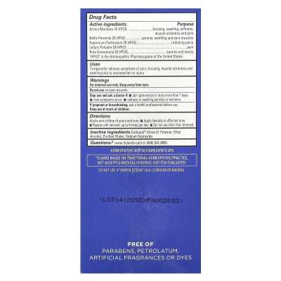 Hyland's Naturals, Terapia mięśni Arnica, żel do bólu, 2,5 uncji (70,9 g)