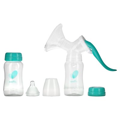 Nawetflo Feeding, Deluxe Advanced Manual Pump, 10 -częściowy zestaw Nawetflo Feeding, Deluxe Advanced Manual Pump, 10 -częściowy zestaw