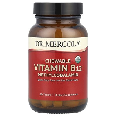 Dr Mercola, Metaminę Metaminę B12 B12, naturalna wiśnia, 30 tabletek