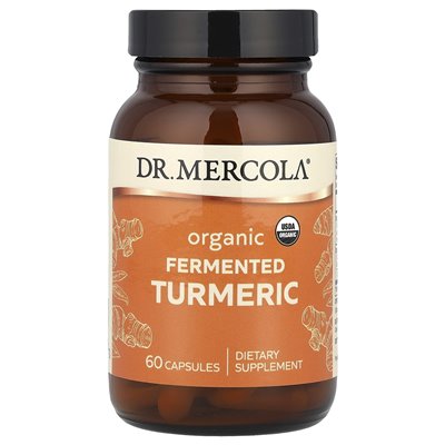 Dr Mercola, organiczna, fermentowana kurkuma, 60 kapsułek Dr Mercola, organiczna, fermentowana kurkuma, 60 kapsułek