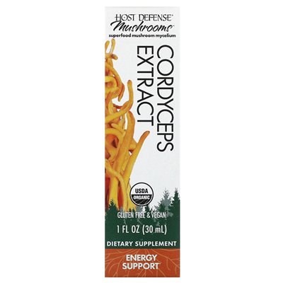 Host Defense, Pilz, Cordyceps-Extrakt, 1 fl oz (30 ml)