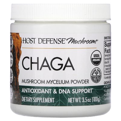 Obrona gospodarza, grzyby, chaga, grzybnica puder, 3,5 uncji (100 g) Obrona gospodarza, grzyby, chaga, grzybnica puder, 3,5 uncji (100 g)
