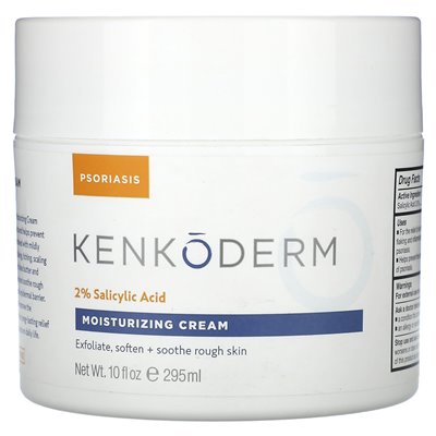 Kenkoderm, Feuchtigkeitscreme mit 2 % Salicylsäure, parfümfrei, 10 fl oz (295 ml)