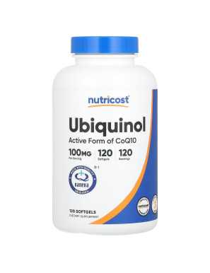 Nutricost, Ubiquinol, 100 mg, 120 Softgels Nutricost, Ubiquinol, 100 mg, 120 Softgels