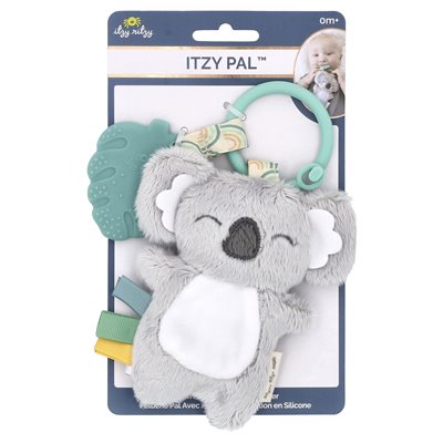 itzy ritzy, Itzy Pal, Plush Pal with Silicone Teether, 0+ Months, Koala, 1 Teether itzy ritzy, Itzy Pal, Plush Pal with Silicone Teether, 0+ Months, Koala, 1 Teether