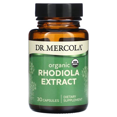 Dr Mercoli, Ekologiczny ekstrakt Rhodiola, 30 kapsułek