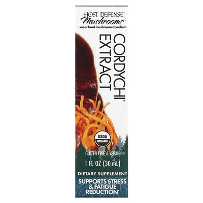 Fungi Perfecti Host Defense, Grzyby, Organiczny Ekstrakt Cordychi, 1 uncja fl (30 ml) Fungi Perfecti Host Defense, Grzyby, Organiczny Ekstrakt Cordychi, 1 uncja fl (30 ml)