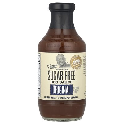 G Hughes, Zuckerfreie BBQ-Sauce, Original, 18 oz (510 g)