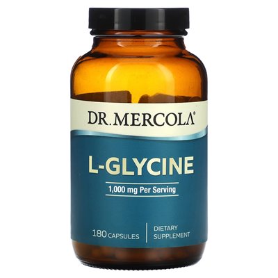 Dr. Mercola, L-Glycine, 1000 mg, 180 capsules (500 mg per capsule)