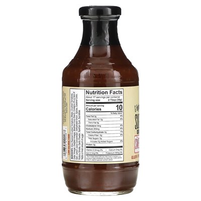 G Hughes, zuckerfreie Barbecuesauce, süß und würzig, 1 lb 2 oz (510 g)
