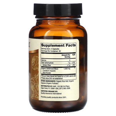 Dr Mercola, organiczna maca żelatynizacja, 60 kapsułek Dr Mercola, organiczna maca żelatynizacja, 60 kapsułek