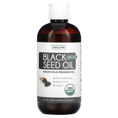 Health Harmony, Bio-Schwarzkümmelöl, 8 fl oz (240 ml)