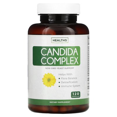 Healths Harmony, Candida Complex, 120 kapsułek