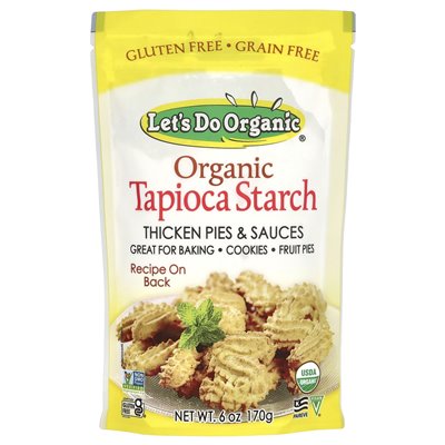 Edward &amp Sons, Let's Organic, Tapioca Starch, 6 uncji (170 g)