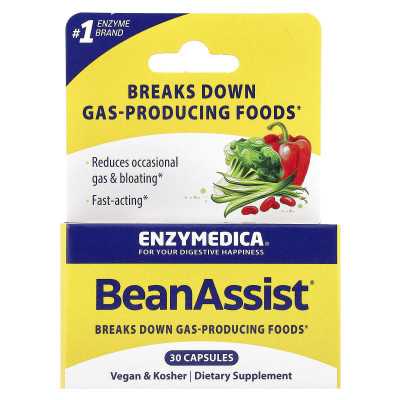 Enzymedica, Beanassist®, 30 capsules
