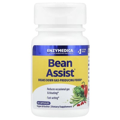 Enzymedica, Beanassist®, 30 capsules
