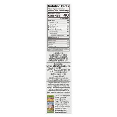 Edward & Sons, Let's Organic®, Bio-Zuckertüten zum Rollen, 12 Tüten, 4,6 oz (132 g)