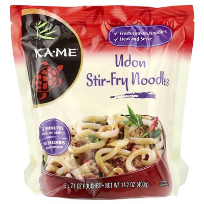 Ka-me, makaron stumiczny Udon, 2 woreczki, 7,1 uncji każdy Ka-me, makaron stumiczny Udon, 2 woreczki, 7,1 uncji każdy