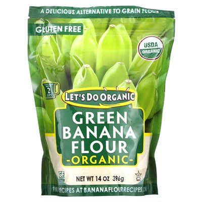 Edward & Sons, Let's Organic, Bio-Grünbananenmehl, 14 oz (396 g)