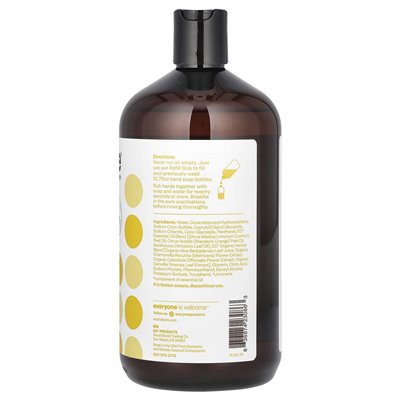 Wszyscy, mydło rąk, rozmiar wlewu, Meyer Lemon + Mandarin, 32 Fl Oz (946 ml)