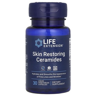 Life Extension, Skin Restoration Ceramides, 30 Liquid Vegetarian Capsules