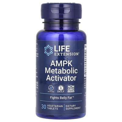 Life Extension, AMPK Metabolic Activator, 30 wegetariańskich tabletek Life Extension, AMPK Metabolic Activator, 30 wegetariańskich tabletek