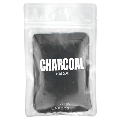 Lapcos, Care Pore Charcoal Face Mask Set, 5 Sheets, 0.84 fl oz (25 ml)