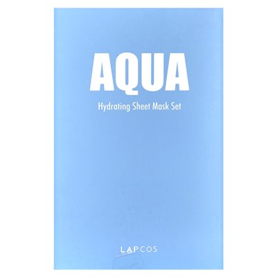 Lapcos, Aqua Beauty Sheet Mask, Hydration, 5 arkuszy, 1,01 fl oz (30 ml)