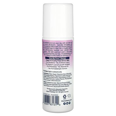 Kiss My Face, Liquid Rock Roll-On Dezodorant, Paczula, 3 uncji fl (88 ml) Kiss My Face, Liquid Rock Roll-On Dezodorant, Paczula, 3 uncji fl (88 ml)