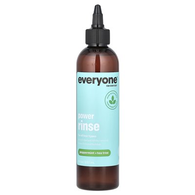Wszyscy, Power Płucz, dla wszystkich rodzajów włosów, mięty miętowej + herbata, 8 fl oz (237 ml)