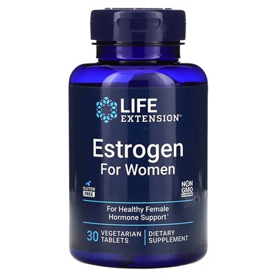 Life Extension, Estrogen for Women, 30 Vegetarian Tablets