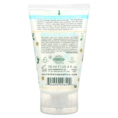 Ziemia terapeutyka, naprawa stóp, balsam terapeutyczny, 4 fl oz (118 ml)